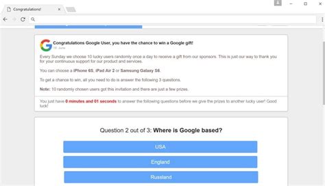 How To Remove “Congratulations Google User” Pop .